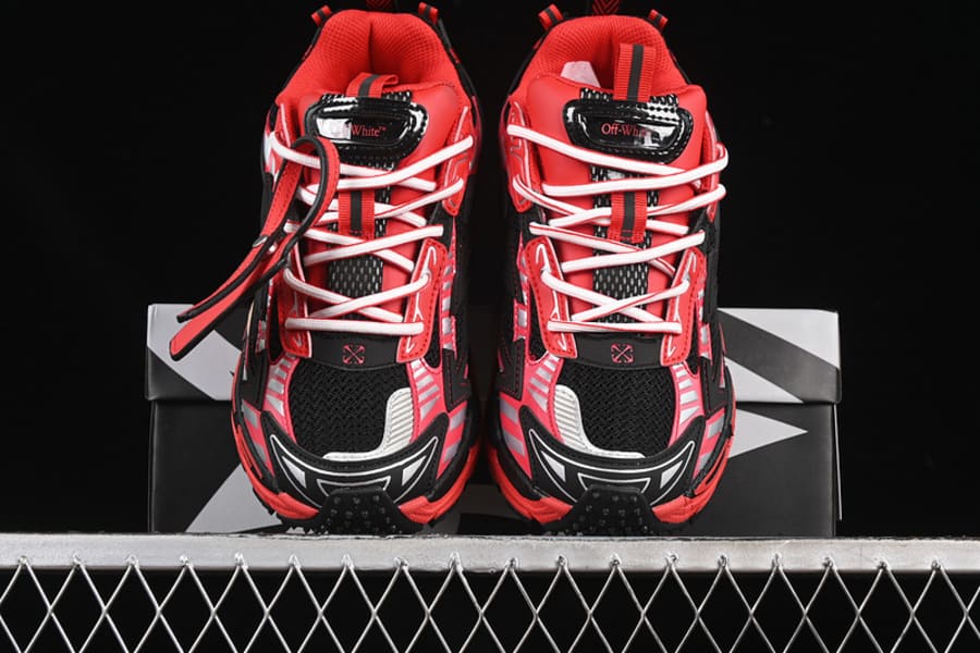 Off-White Be Right Red black