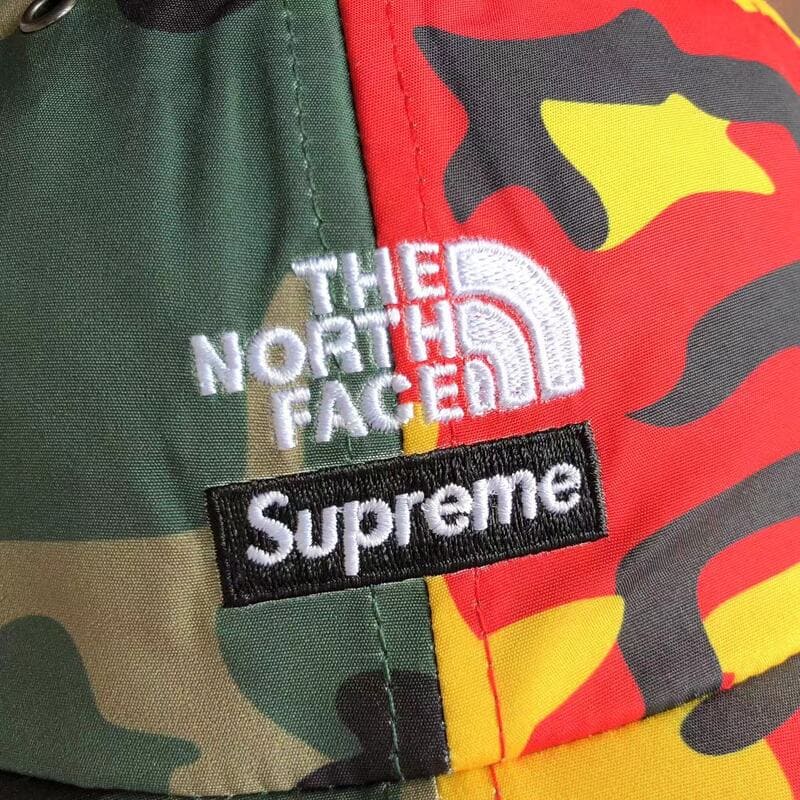 Boné Supreme x The North Face Camo Split 6-Panel