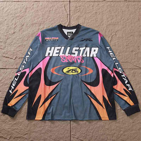 Camisa Hellstar Jersey Long Grey