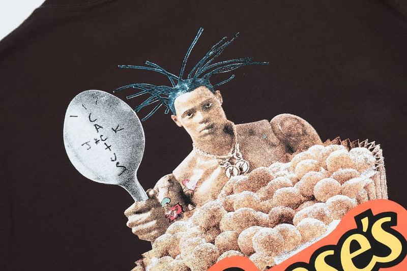 Camiseta Travis Scott Cactus Jack x Reese's Puffs