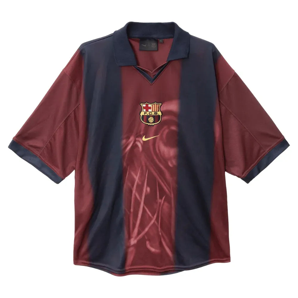 Camiseta FC Barcelona x Travis Scott x Travis Scott Retro 2000/01 Home Skeleton