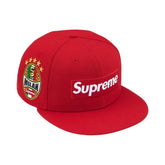 Boné Supreme x New Era Shop Box Logo Milan Red