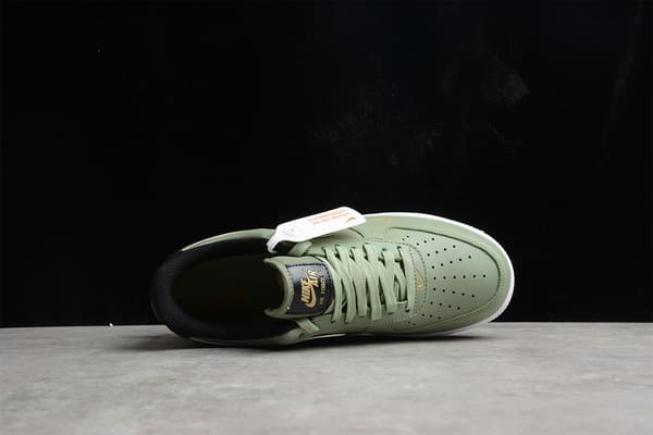 Air Force 1 o Double Swoosh Olive Gold Black