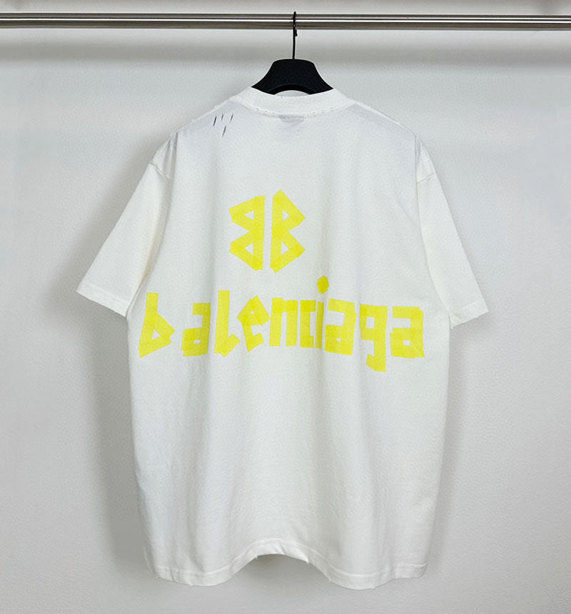 Camiseta Balenciaga Tape Type Branco