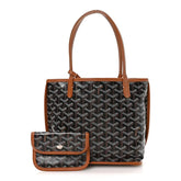 Bolsa Goyard Mini Bag Black Tan