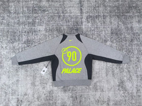 Moletom Palace x Nike Crewneck Total P90 Cinza