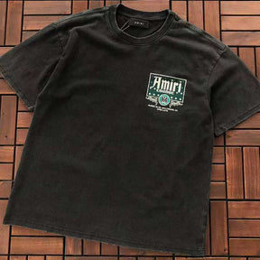 Camiseta Amiri Lounge Vintage Crystal