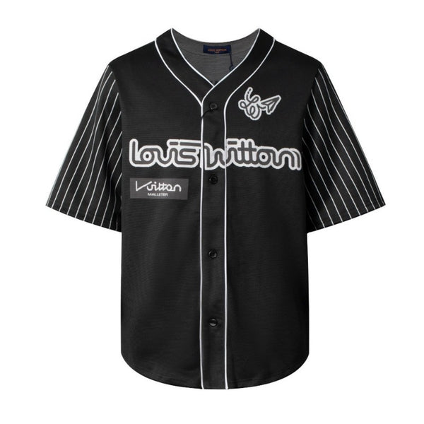 Pronta Entrega - Camisa Louis Vuitton Baseball Black
