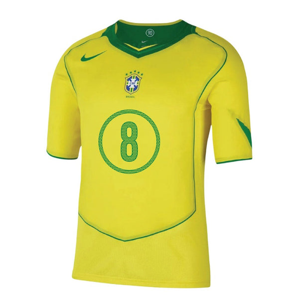 Pronta Entrega - Camiseta Brasil Total 90 Retrô 2004 Kaká