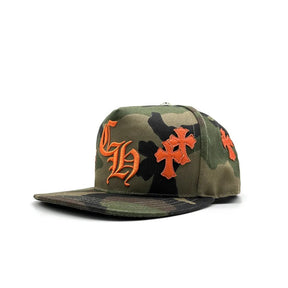 Pronta Entrega - Boné Chrome Hearts Embroidered Cross Logo Camuflado