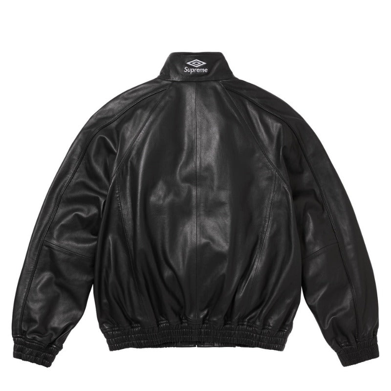 Jaqueta Supreme x Umbro Leather Track Black
