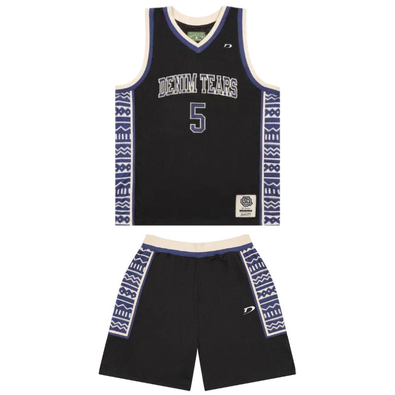 Conjunto Denim Tears Jersey Game Black