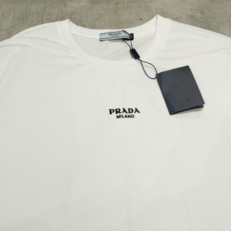 Pronta Entrega - Camiseta Prada Fit Branca