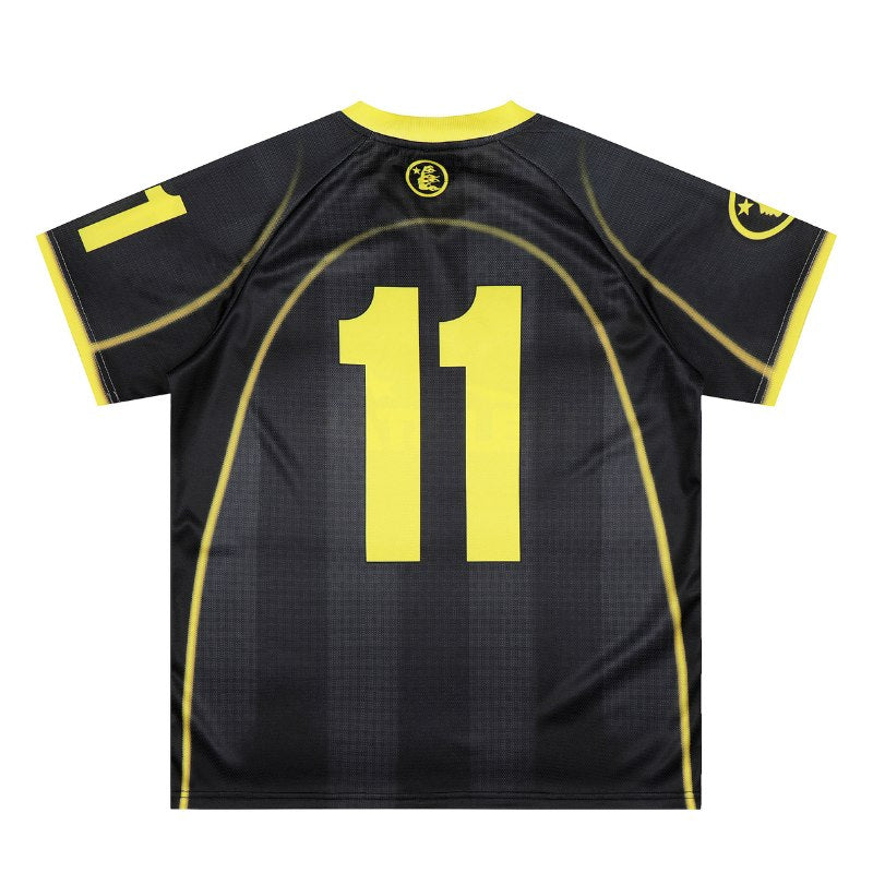 Camiseta Hellstar Jersey Logo "11" Black/Yellow