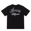 Pronta Entrega - Camiseta Amiri Hollywood Logo Preta