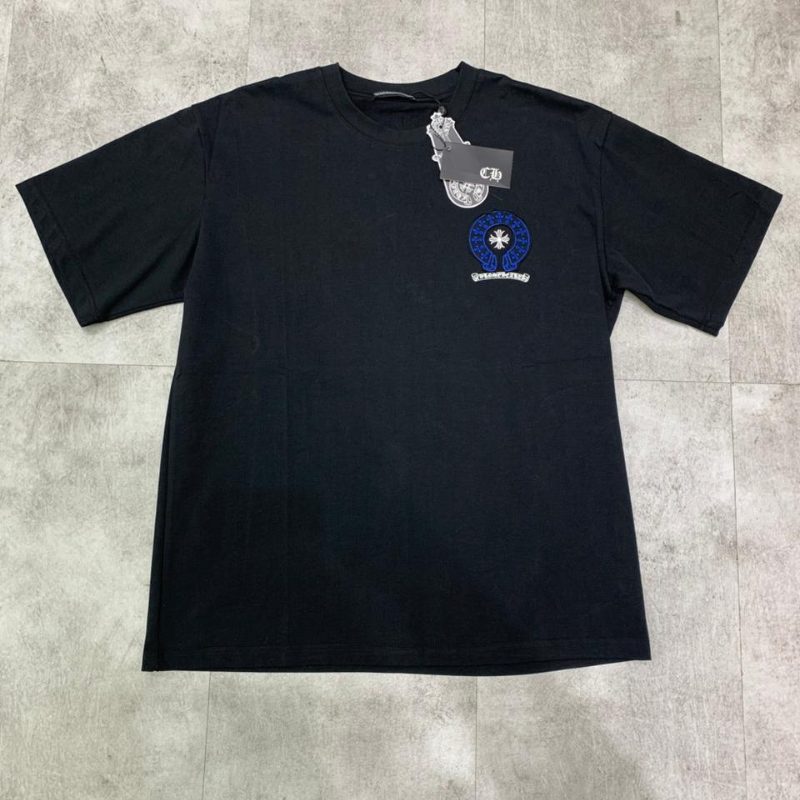 Pronta Entrega - Camiseta Chrome Hearts Logo Preta