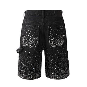 Bermuda Purple Brand Jeans Crystal Black