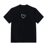 Camiseta Balenciaga Oversized Lovey  Fit in Preta