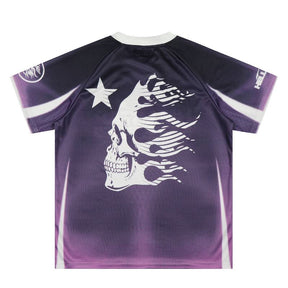 Camiseta Hellstar Jersey Logo Skull Purple
