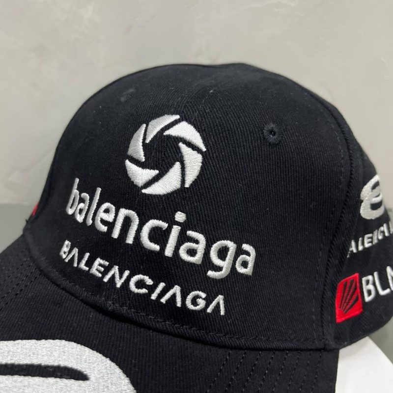 Pronta Entrega - Boné Balenciaga Racer Cotton Drill Black