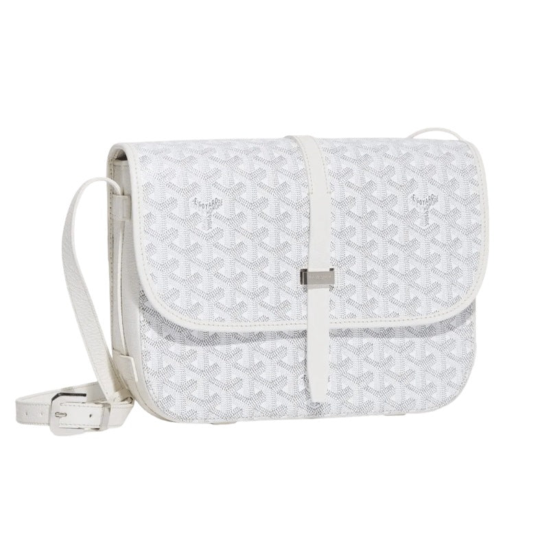 Bag Goayrd  Goyardine Belvedere Messenger White