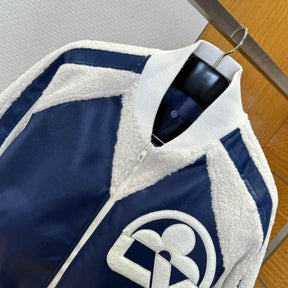 Jaqueta Louis Vuitton Leather Mix Teddy