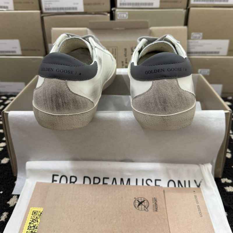 Golden Goose Super-Star White Grey