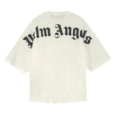 Pronta Entrega - Camiseta Palm Angels Classic Logo Over Branca