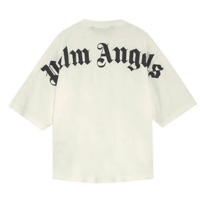 Pronta Entrega - Camiseta Palm Angels Classic Logo Over Branca