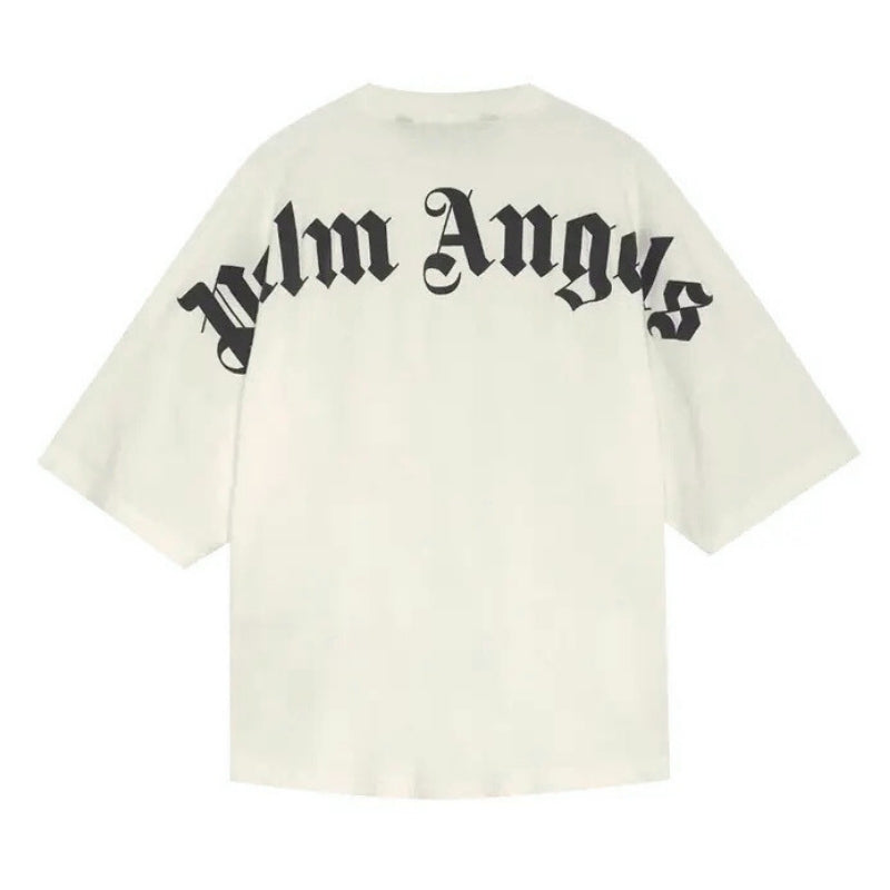 Pronta Entrega - Camiseta Palm Angels Classic Logo Over Branca