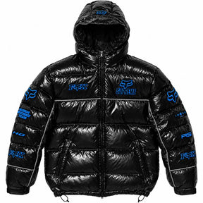 Jaqueta Supreme x Fox Racing Shiny Down Puffer Black