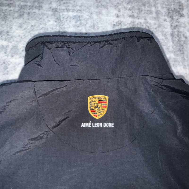 Conjunto Aimé Leon Dore x Porsche Nylon Track Black