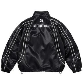 Jaqueta Supreme Satin Piping Pullover Black