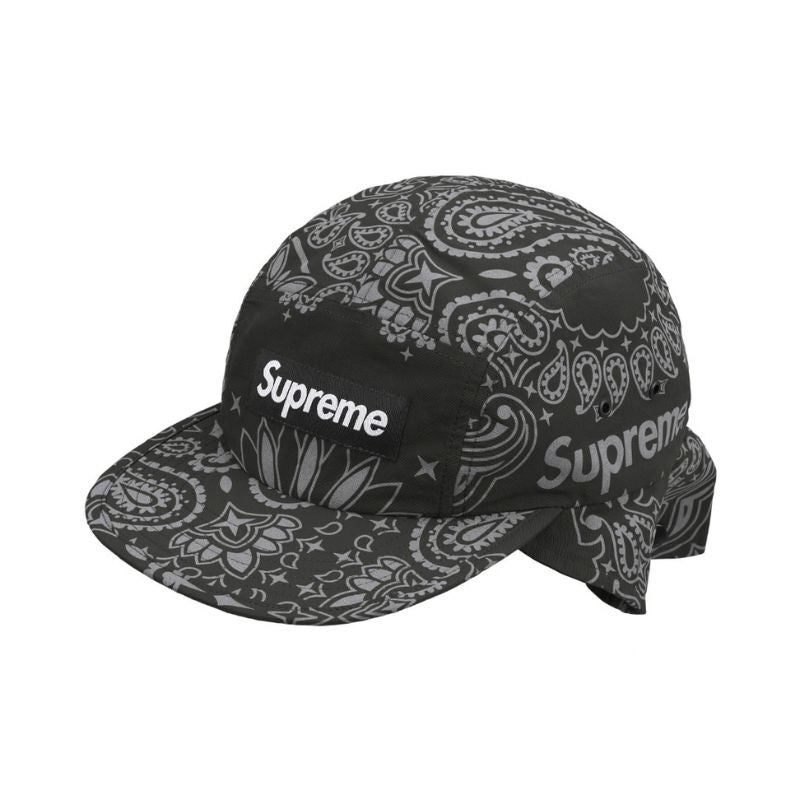 Boné Supreme Reflective Bandana Sunshield Camp Black