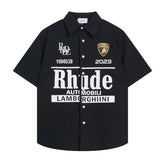 Camiseta Rhude x Lamborghini Preta