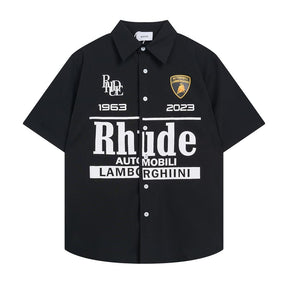 Camiseta Rhude x Lamborghini Preta