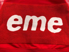 Jaqueta Supreme Big Logo Chenille Varsity Red