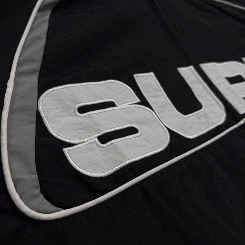 Jaqueta Supreme S Paneled Track Preto