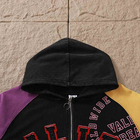 Moletom Vale Forever Crest Zip Purple/Yellow