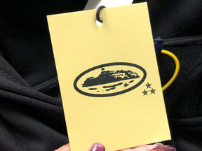 Conjunto Corteiz Arch Shield Zip Black