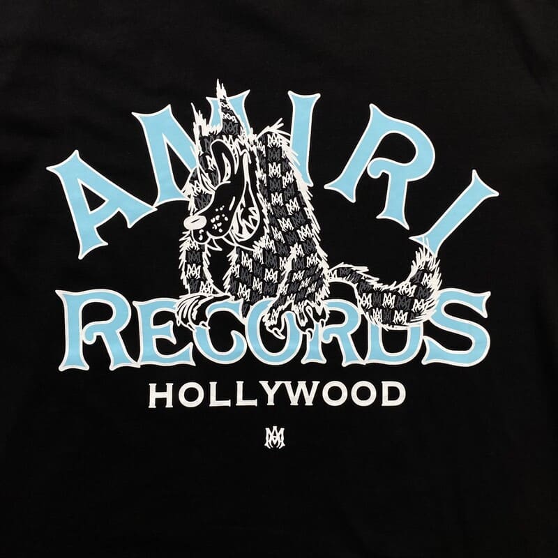 Camiseta Amiri Records Wolf