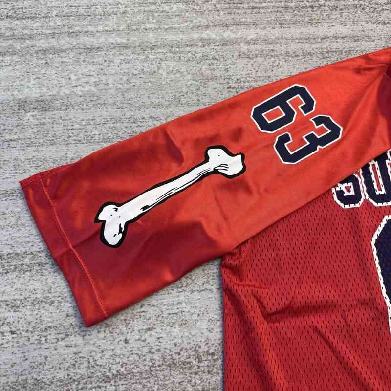 Camiseta Supreme Jersey Bones Football Red