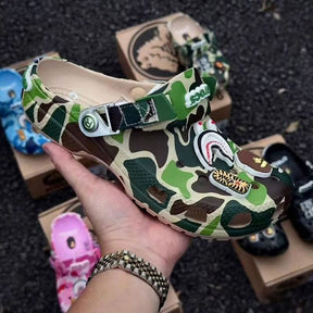 BAPE x Crocs Classic Clog Green