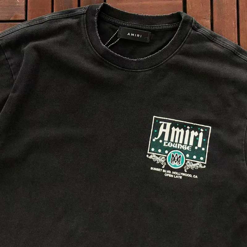 Camiseta Amiri Lounge Vintage Crystal