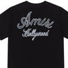 Pronta Entrega - Camiseta Amiri Hollywood Logo Preta