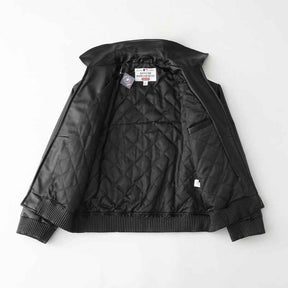 Jaqueta Supreme x Chicago White Sox Couro Varsity Black