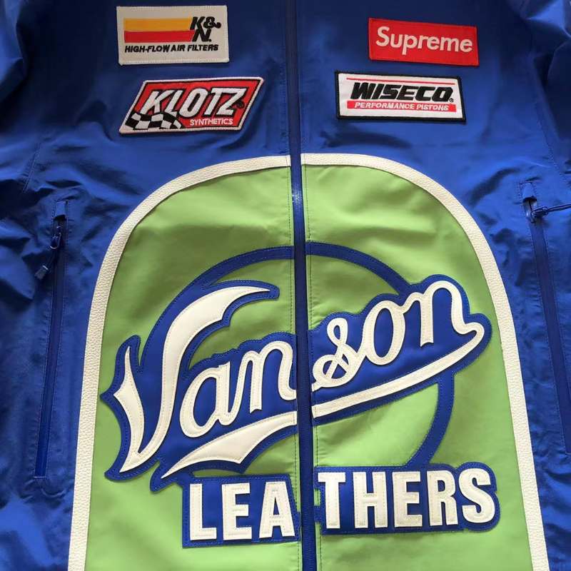 Jaqueta Supreme x Vanson GORE-TEX Shell Royal