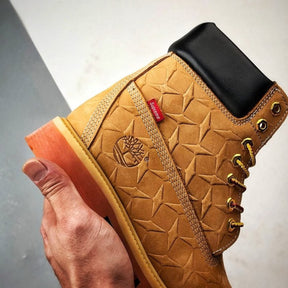 Bota Timberland x Supreme Diamond Plate 6" Premium Waterproof Wheat
