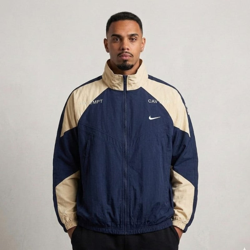 て*ん様 CAV EMPT ナイキ ジャケット ネイビー/ホワイト Jaqueta Nike x Cav Empt