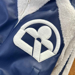 Jaqueta Louis Vuitton Leather Mix Teddy